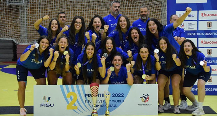 Los equipos de la UCLM, plata y bronce en la Copa del Mundo Universitaria de Balonmano