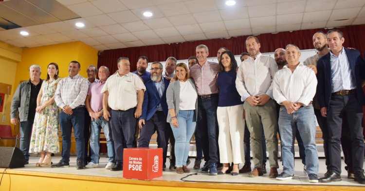 El PSOE presenta sus candidatos para las alcaldías de los pueblos de la Sierra de San Vicente